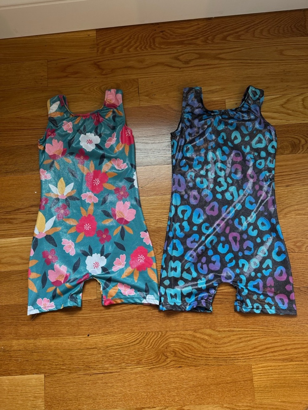 Set of girls dance / gymnastics leotards